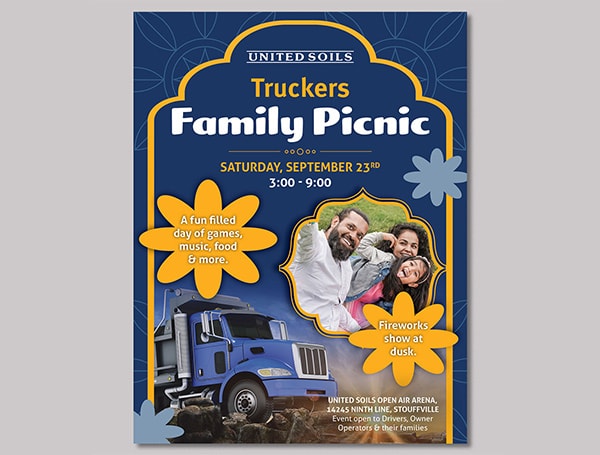 United Soils picnic brochure