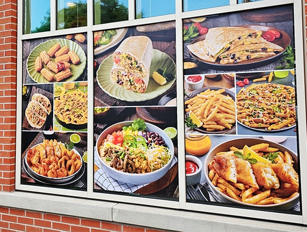 Binge Burrito window poster